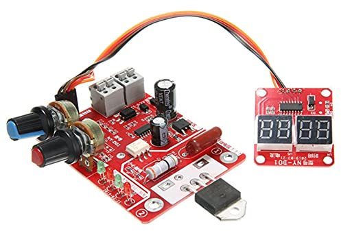 ZAYRAY -D01 Spot Welder Control Board 40A 100A Welding Machine Time & Current Control Display Spot Welder(40A)