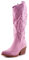 Toocool Stivali donna texani scamosciati traforati cowboy western X1126-05 [39,lilla]