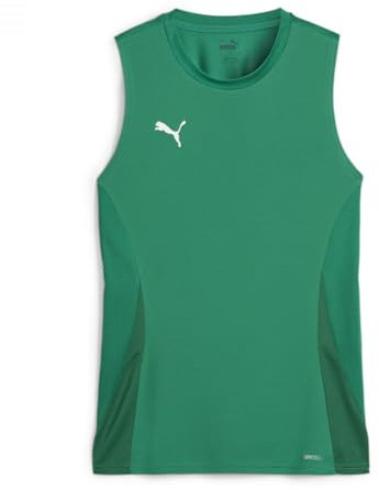 PUMA Unisex Teamgoal Sleeveless Jersey Wmn T-Shirt, Sport Green-puma White-Power Green, M EU