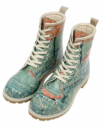 DOGO Long Boots - Like the fox - Vegane Damen Boots und Nachhaltige und Bunte Stiefeletten - Trendige Bequeme Stiefel für Damen