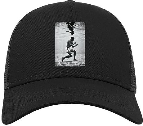 Underwater Boxing Training Halbmaschige Trucker-Cap-Baseballmütze aus Baumwolle Schwarz