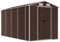 vidaXL Capanno da Giardino Marrone 191x385x198 cm in Acciaio Zincato