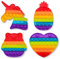 Pop on It für Kinder I Pop Bubble Fantasy 4er Geschenk Set I Wasserfeste Fidget Toys I Poppets aus hochwertigem Silikon I Antistress Spielzeug