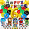 Powmag Geburtstagsdeko Jungen 6 Jahre, Superhelden Geburtstagsdeko Kindergeburtstag Party Deko, für Kinder Junge Avenger Thema Deko Geburtstag Deko