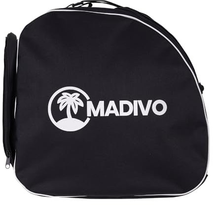 MADIVO Classic Rollschuhtasche Skating Skate Tasche für Rollschuhe, Inlineskates und Schlittschuhe Unisex Schwarz