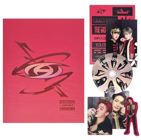 ATEEZ - 2nd Album [THE WORLD EP.FIN : WILL] (D Ver.) Photobook + DISC + Contents Envelope + Album Sticker + Member Sticker + Postcard + Photocard A + Photocard Z + 2 Pin Badges + 4 Extra Photocards