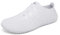 Merdoo Barefoot Shoes Femme Homme Semelle Zéro Drop Chaussures Pieds Nus Ete Respirantes Fitness Sneakers Confort Chaussures de Marche Basket Trail Chaussures Minimalistes Unisexe Blanc 39EU