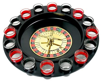 NSSXSN 29 cm Russisches Roulette, Roulette, Trink-Roulette, Bar, Ktv, Trinkspiel, Spielzeug, Unterhaltung, Spaß, passende Weingläser