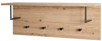 Wohnorama Wandgarderobe PARMA-8 von Haku Eiche