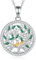 CELESTIA Collier Arbre de Vie Argent 925 Pendentif Arbre de Vie avec Oiseaux Plaqué Or Bijoux Femme Cadeau Maman Fetes des Meres Cadeaux Grand Mere