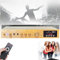 PLABNK Amplificatore HiFi Digitale (con Telecomando), Amplificatore Stereo FM/USB, 600 W/ 5 Canali, Volume Regolabile, Facile da Usare, Supporto Bluetooth, per Casa/Esterno,Gold