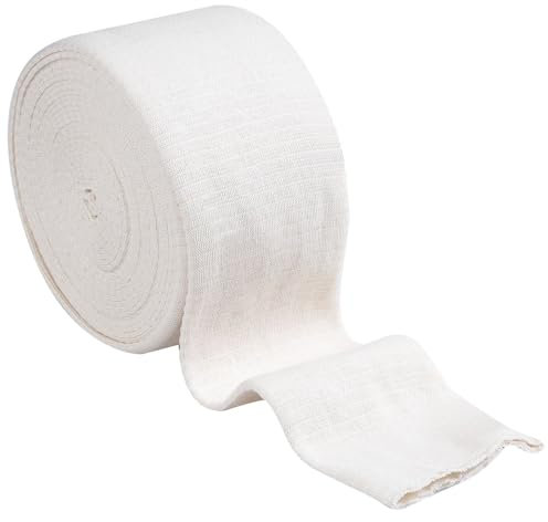 Bandages élastiques tubulaires élastiques Bandage 6,5 cm x 5 m Tubulaire Bandage Gaze Respirante Bande élastique tubulaire de support pour le soutien du genou