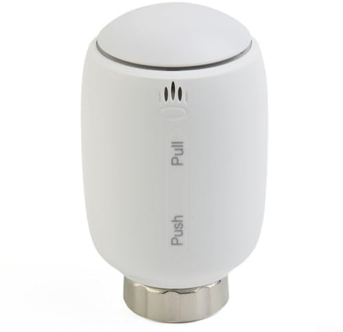 Hasaller Smart Radiator Thermostat Valves Smart Thermostats Smart Radiators Valves For Smart Radiators Valves Mobile Phone APP Controls For Smart Temperature Controller Intelligent Radiator Valves(A)