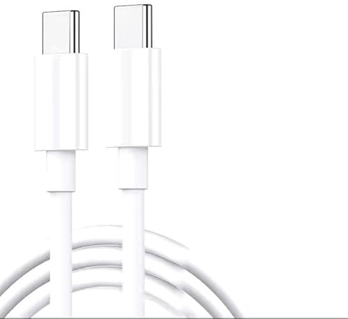 Double End USB C to USB C Cable Battery Charger Cable For Samsung Galaxy F12/Galaxy F02s/Galaxy A75/Galaxy A76/RAZER HAMMERHEAD TRUE WIRELESS TRUE AUDIO FREEDOM EARBUDS CHARGING POD
