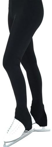 Eiskunstlauf Hose Eislaufen Übungs Leggings warm gefütterte Hose für Frauen Schlittschuhhose für Damen Sportleggins Gymnastik Tanz Hose