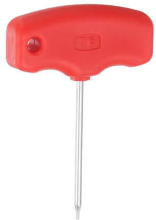 QUARKZMAN Torx-Schraubendreher T6 CR-V-Stahl T-Griff Sternschlüssel für CNC-Drehwerkzeughalter