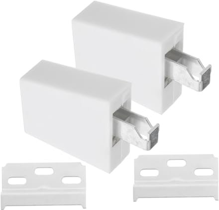 VILLCASE 2pezzi Cerniere Per Mobile Chiusura Automatica Cerniere Nascoste Per Impieghi Gravosi Adatte Per Porte Di Mobili Da Cucina Di Ricambio Per Mobile Ganci Per Cerniera