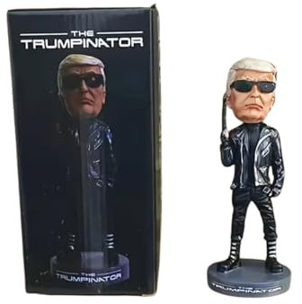 MONTY SOUL Statuina Donald Trump – Decorazione Divertente per Cruscotto, Gadget Auto e Ufficio – Accessorio Simpatico per Macchina e Regalo Originale Uomo e Donna (Versione 5)