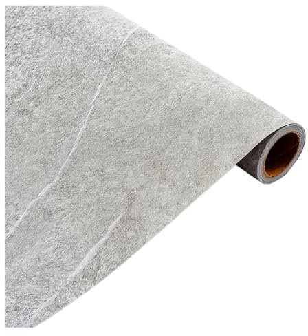 Linoleum Boden,Vinylboden Selbstklebend 40CM Verdicken Holzmaserung Boden Aufkleber Industrie Zement PVC Vinyl Boden Aufkleber Selbst-adhesive Wasserdichte Fliesen Aufkleber Wohnkultur(40cm A)