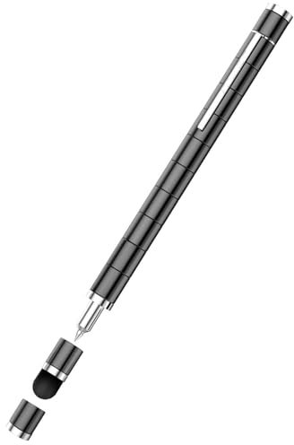 OSDUE Fidget Pen, Multifunzione Penna Magnetica Penna Fidget Regalo Uomo Bambini, Festa del Papa Idee Regalo Divertente Gadget di Sollievo Dallo Stress per Idee Regalo Pasqua Natale Nero