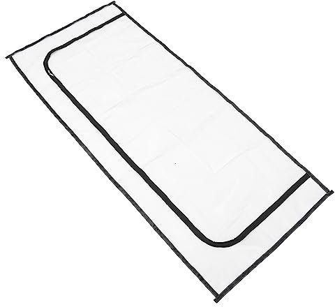 HAPINARY Cortina De Puerta Cremallera Puerta Mosquitera para Perros y Gatos Prueba De Agua Malla Cremallera para Proteger contra Insectos y Mascotas