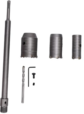 Jiawu Jeu de Scies-cloches pour Béton armé de qualité Supérieure pour L'installation de Tuyaux de Climatisation dans la Rénovation Domiciliaire