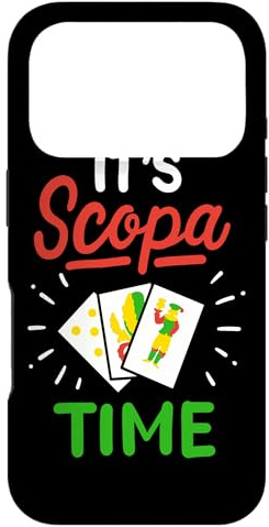 Hülle für iPhone 17 Pro It’s Scopa Time Italienisches Kartenspiel Scopone Spielen
