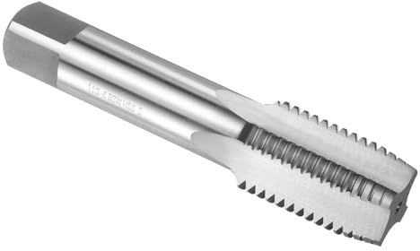 QUARKZMAN Tarauds à Main, 1-1/2-6 BSW 2B Taraud Intermédiaire Britannique à droit en Acier Rapide HSS6542(M2), Tarauds et Filières Durables pour Outil Taraudage Vis Réparation Bricolage