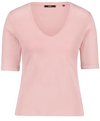 zero Damen Basic Shirt mit V-Ausschnitt
