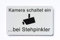 WC Schild Kamera schaltet ein bei Stehpinkler Toilette selbstklebend Aufkleber Türschild Tür Haus Büro Praxis Geschäft Sitz Toilettensitz WC-Sitz Zubehör
