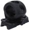 Helm fackelhalter,Tbest Helm Taschenlampe Halter Halterung - Tactical Airsoft Schnellverschluss Taschenlampe Clamp Fit Fast Helm Schiene - Portable Kunststoff Lampe Clip für Helm