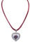 Moschen-Bayern Trachtenschmuck/Dirndlschmuck/Damen - Trachtenkette/Dirndlkette Trachtenherz/Herzkette Rot