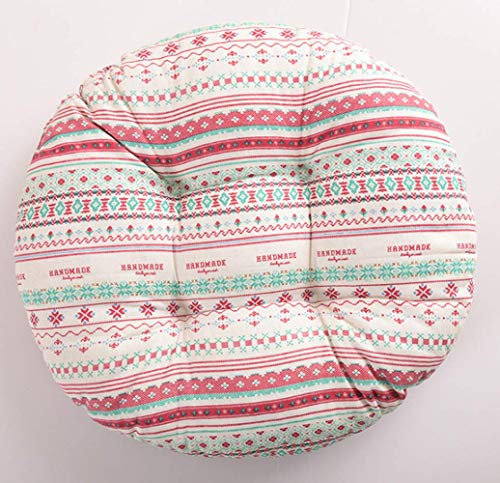 homeyuser Gepolstertes Sitzkissen für Stuhl, Polsterkissen, rund, für Esszimmer, Garten, Küche, Büro, 40 cm, 2 Stück