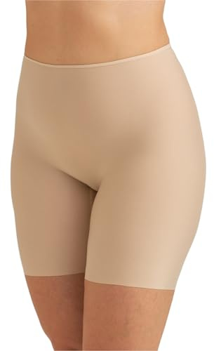 Miss Mary of Sweden Cool Sensation Long Leg Knickers for Women — Anti-Chafing Cooling Shorts, Seamless Chub Rub Shorts to Wear Under Dresses, Plus Size, Soft Breathable Fabric Beige