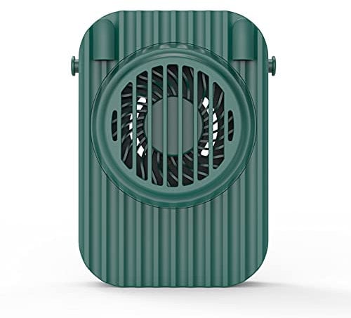 AMENKER Portable Mini Fan Necklace Fan/Waist Fan 2 In 1 USB Rechargeable Necklace Fan 3 Speed Vertical Strong Airflow for Kids Girls Woman Man Home Office Outdoor Travel
