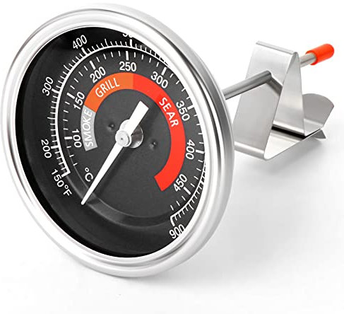 MEANLIN MEASURE Accurate Thermometer Replacement for Big Green Egg Grills, HD 3.3” Large Dial & Waterproof Temperature Gauge for BGE Accessories, Dome Lid Thermostat Made of Stainless Steel