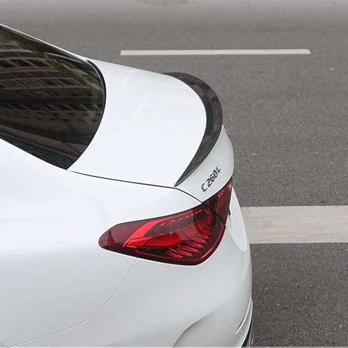 für C Klasse W206 2022 2023 2024 Limousine Heckspoiler Spoiler ABS Kunststoff 1 Stück (Schwarz glänzend)