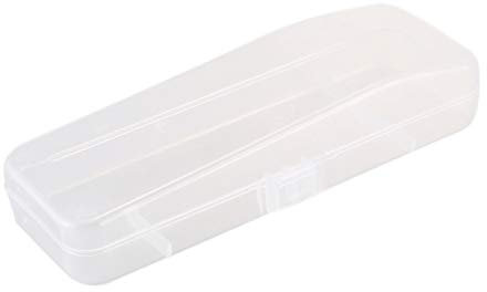 1 Pcs Travel Double Edge Men Case Accessories Transparent Holder Storage Travel Plastic Case