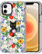 MOSNOVO für iPhone 12 Mini Hülle – Durchsichtige, schlanke, stoßfeste TPU+PC-Handyhülle, [6,6 Fuß Fallschutz/Anti-Abziehen] - Schwarze Katze im Garten