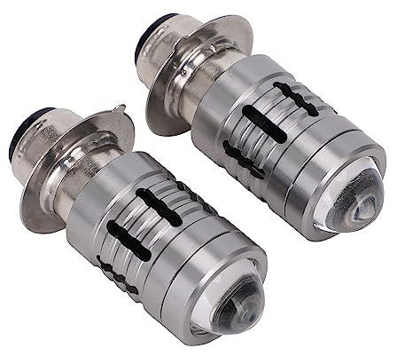 JFG RACING 2PCS Motorradscheinwerfer Glühbirne,Frontscheinwerfer Fahrlicht Lauflicht für ATVS YFM350 400 450 660 700 Raptor Blaster 200 Banshee 350