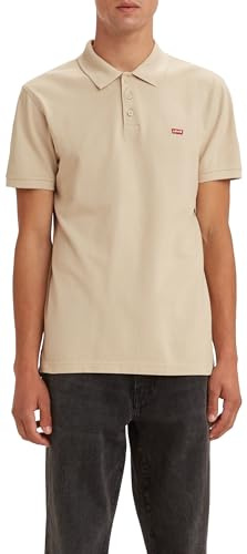 Levi's Housemark Polo Shirt for Men, Sahara Khaki, S