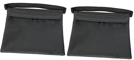 OSALADI 2pcs Weight Sandbags Double Zipper Oxford Cloth Heavy Duty Balanced Tripod Lamp Holder for Removal Exercise