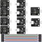 Youmile 5 Stück Digital 38 kHz Infrarot-IR-Empfänger Sensor-Modul + 5 Stück 38-kHz-IR-Sender-Sensormodul mit DuPont-Kabel für Arduino Electronic Building Block
