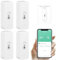 Ailao 4pcs Wlan Thermometer Wifi Hygrometer Tuya Smart temperatursensor mit APP Indoor Hygrometer Unterstützung Alexa.