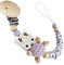 personalisierte gestaltetes Babygeschenk mit Namen für Mädchen oder Junge Baby Geschenk personalisiert zur Geburt & Taufe Große Farbauswahl Reh (Lila)