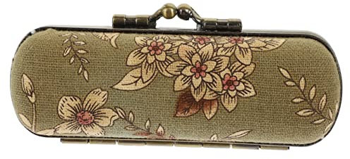 LIFKOME Lippenstift Aufbewahrungsbox Lippenstifthalter Für Damen Vintage Lippenstiftetui Retro Lippenstiftetui Damen Lippenstiftetui Lippenstifthalter Für Geldbörse