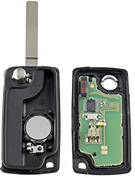 clé télécommande Vierge 3 Boutons Compatible Peugeot 308 3008 5008 Partner Expert électronique CE0536 ID46 433 MHz FSK a Programmer