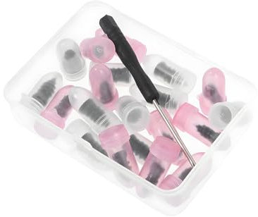 maxtachi Vakuum Reifen Reparatur-Nagel,20 Stück Hochharter Kohlenstoffstahl Vakuum Reifen Reparatur Nagel,Schraubendreher im Lieferumfang Enthalten,Für Autos, Motorräder, Lastwagen,Pkw-Schwarz