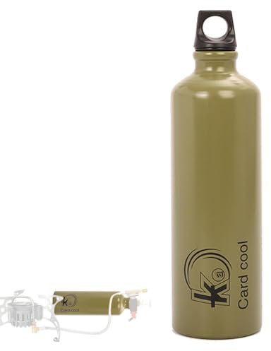 Fuels Storage Bottle, Portable Liquid Fuels Bottle, Aluminum Alloy Gases Stove Tank Oil Containers, Camping Petrol Bottle, Oil Petrol Fuels Mix Bottle, Fuels Empty Bottle For Outdoor Camping Hiking
