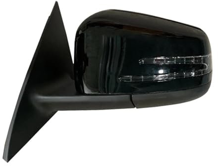Espejos Retrovisores Completos Retrovisor Conjunto Espejo Retrovisor Eléctrico Para Puerta Lateral Coche, Calefacción Eléctrica Plegable Para Benz W156 Para GLA200 Para GLA220 2015-2021(Negro,Only Lef